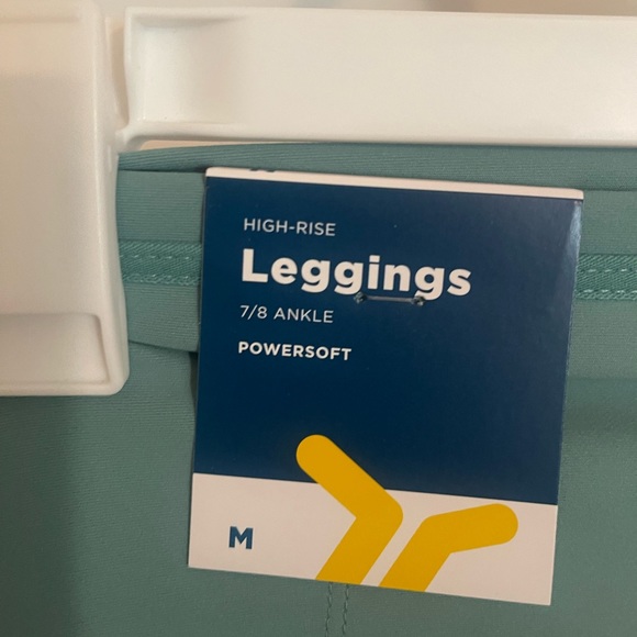 Women’s Old Navy Active 7/8 Workout Leggings Activewear Green Multi Color Sz M - Picture 5 of 9